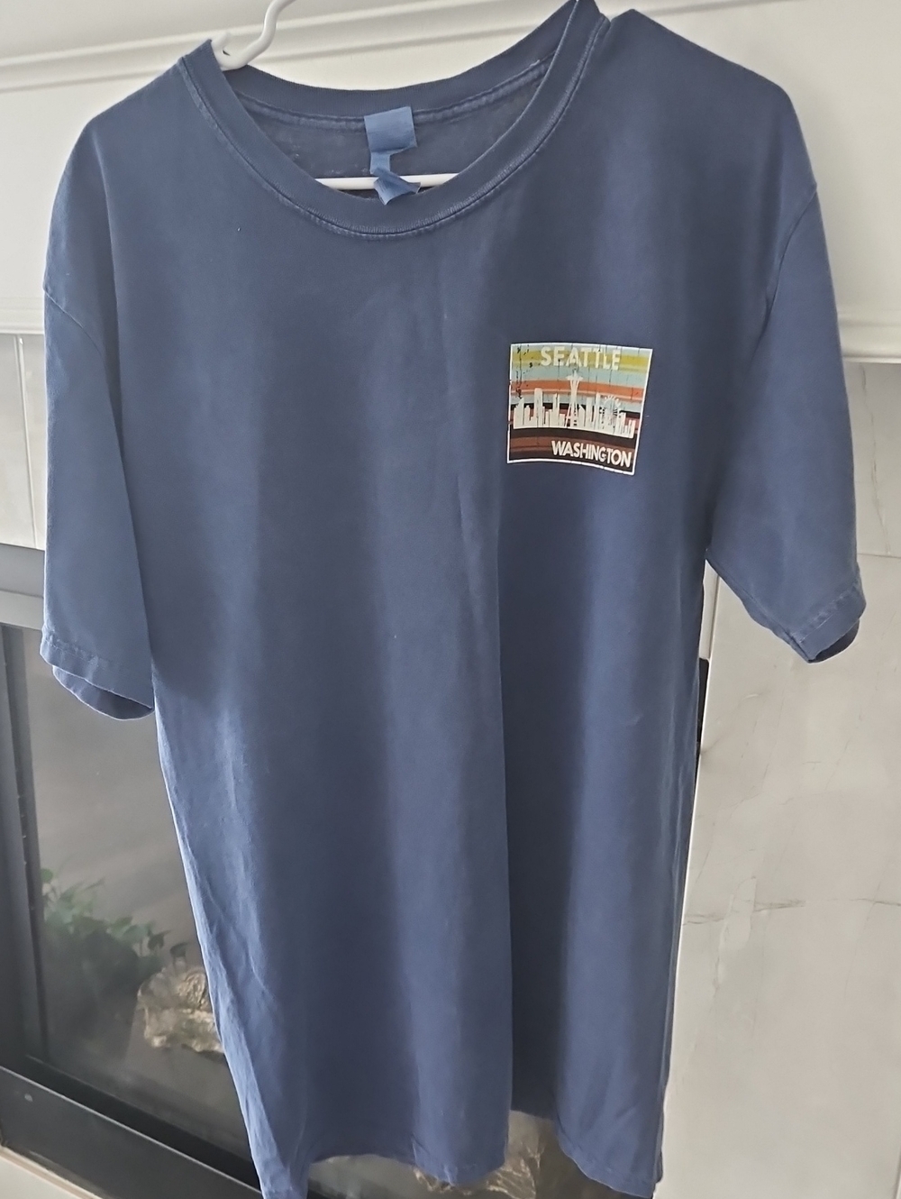 Gildan Navy Blue Tagged Ultra Cotton Tee